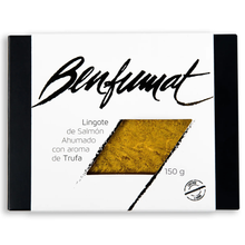 Cargar imagen en el visor de la galería, Lomo de Salmón Ahumado con aroma trufa blanca y polvo de oro