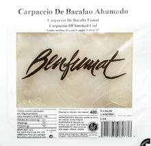 Cargar imagen en el visor de la galería, Carpaccio Bacalao Ahumado en Aceite de Oliva - Paladarius