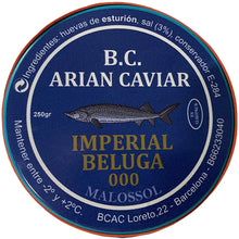Cargar imagen en el visor de la galería, Caviar Imperial Beluga "000" Iraní lata - Paladarius