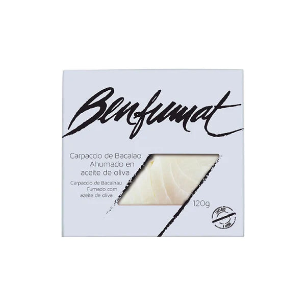 Carpaccio Bacalao Ahumado en Aceite de Oliva - Paladarius